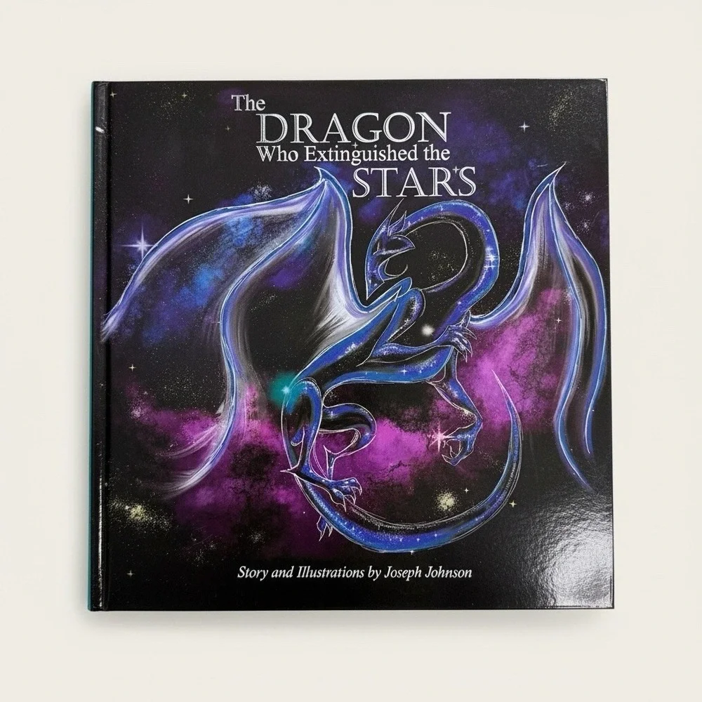 Signed The Dragon Who Extinguished The Stars Book Joseph Johnson HC Fantasy‎